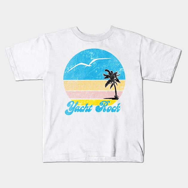 Yacht Rock (¬‿¬) AOR Smoooooth Rock Lover Kids T-Shirt by CultOfRomance